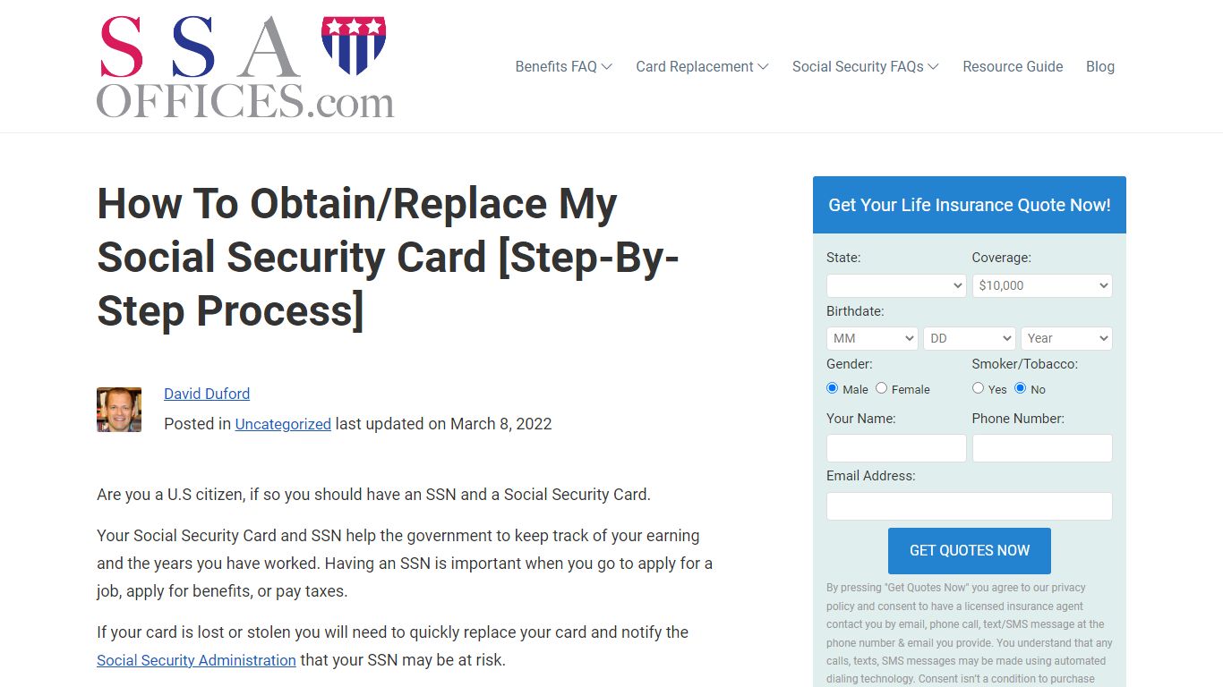 How To Obtain/Replace My Social Security Card [Step-By-Step Process ...